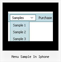 Menu Sample In Iphone Xml Dropdown