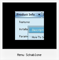 Menu Schablone Pulldown Menue Css