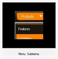 Menu Submenu Dropdownmenue Horizontal