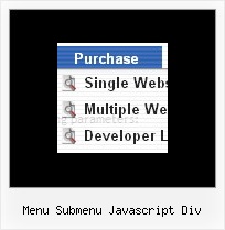 Menu Submenu Javascript Div Css Probe Menue