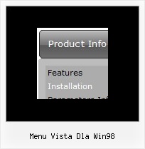 Menu Vista Dla Win98 Frame Horizontal Menue