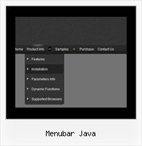 Menubar Java Drop Down Menue Inet Explorer 7