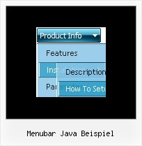 Menubar Java Beispiel Cross Menu
