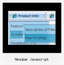 Menubar Javascript Css Tree