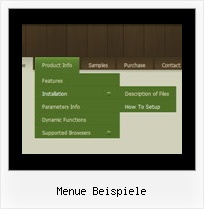 Menue Beispiele Baum Menue Html