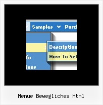 Menue Bewegliches Html Menue Css Rollen