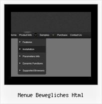 Menue Bewegliches Html Javascript Menues Gratis