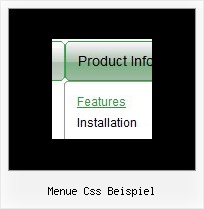 Menue Css Beispiel Javascript Menue Position