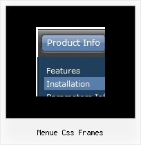 Menue Css Frames Css Menu Schatten