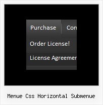 Menue Css Horizontal Submenue Menue Ordner Html