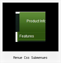 Menue Css Submenues Navigation Html