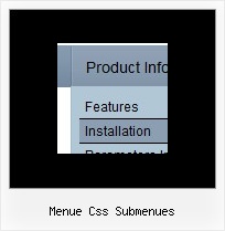 Menue Css Submenues Javascript Menue Ueber Frame