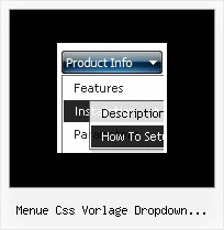 Menue Css Vorlage Dropdown Kostenlos Dropdown Submenu Ueber Frame Rand