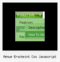 Menue Erscheint Css Javascript Textlink Menu