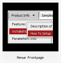 Menue Frontpage Javascript Tabs