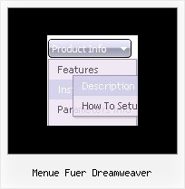 Menue Fuer Dreamweaver Css Menu Icon