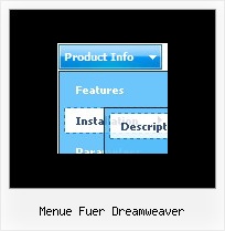Menue Fuer Dreamweaver Mouseover Menue