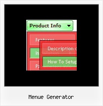 Menue Generator Website Javascript Menue