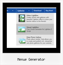 Menue Generator Java Dropdown Menu