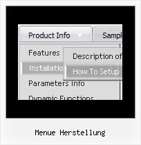 Menue Herstellung Tabs Html Submenu