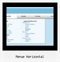 Menue Horizontal Javascript Menue Menue