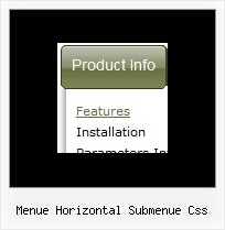 Menue Horizontal Submenue Css Css Menu Mit Ordnern