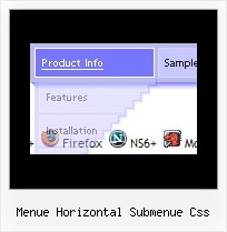 Menue Horizontal Submenue Css Menuepunkt Css