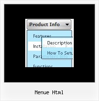 Menue Html Js Menu Transparent
