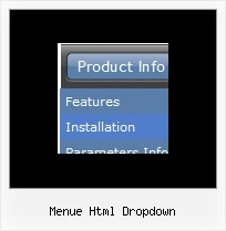 Menue Html Dropdown Javascript Pull Down Menue