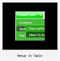 Menue In Table Javascript Jmenubar