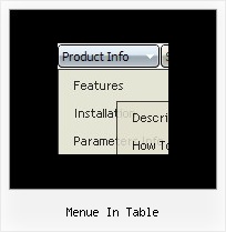 Menue In Table Ajax Menu Javascript