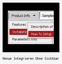 Menue Integrieren Ohne Sichtbar Horizontales Menue Mit Css Bauen