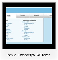 Menue Javascript Rollover Html Pulldown Menue