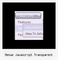 Menue Javascript Transparent Aufklappbares Dynamisches Menue Typo3