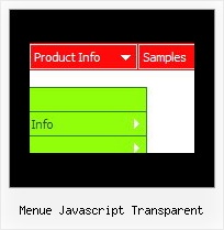 Menue Javascript Transparent Css7 Menu Download