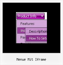 Menue Mit Iframe Html Java Submenu
