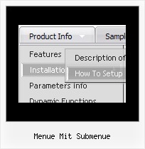 Menue Mit Submenue Drag Drop Menue