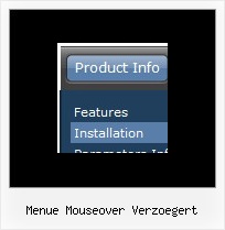 Menue Mouseover Verzoegert Dropdown Menue Javascript Horizontal