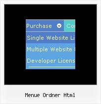 Menue Ordner Html Xp Menu Shadow