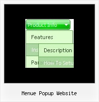 Menue Popup Website Html Menu Submenu