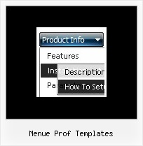 Menue Prof Templates Luxus Menu