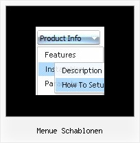 Menue Schablonen Pulldown Menue Html Css