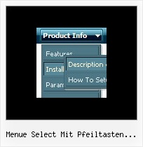 Menue Select Mit Pfeiltasten Javascript Dropdown Vorlage