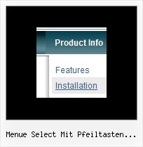 Menue Select Mit Pfeiltasten Javascript Dropdown Menue Html Pfeile