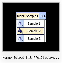 Menue Select Mit Pfeiltasten Javascript Java Drop Down Menue Farben