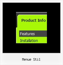 Menue Stil Menue Erzeugen Webseite