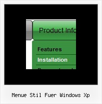 Menue Stil Fuer Windows Xp Glas Web Buttons
