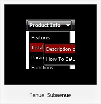 Menue Submenue Menu Ajax