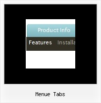 Menue Tabs Html Horizontales Menu Mouseover