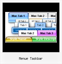 Menue Taskbar Bewegliches Menue